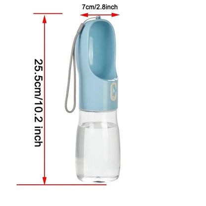 Portable Pet Travel Water and Food Bowl Set, 258ML Water Capacity + 200ML Food Feeder, Leak-Proof and Easy to Clean, Ideal for Outdoor Hiking with Cats and Dogs