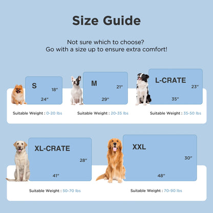 Bedsure Washable Cooling Mat for Dogs - Q-MAX>0.4 Non-Slip Summer Bed for Large Pets, No Gel or Electricity Required