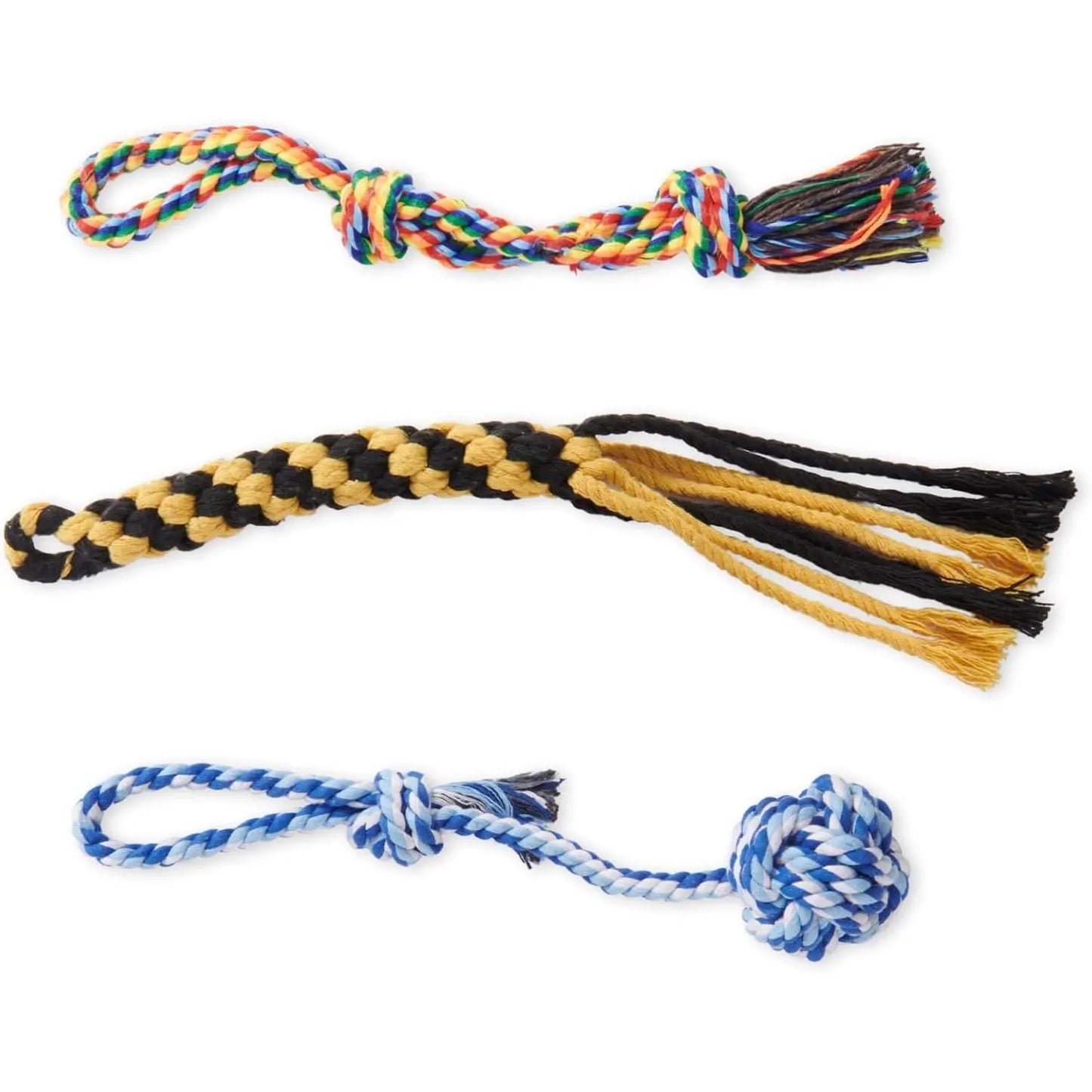 Spring Pole Tug of War Rope Toys for Medium to Large Dogs - Interactive Bungee Exercise Ropes for Indoor and Outdoor Use (Door Style)