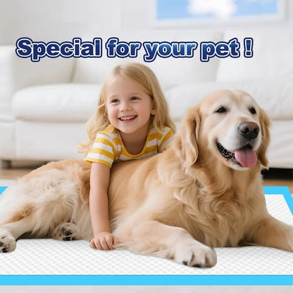 Extra Large Super Absorbent Leak-Proof Dog Training Pads – 100 Count Quick Dry