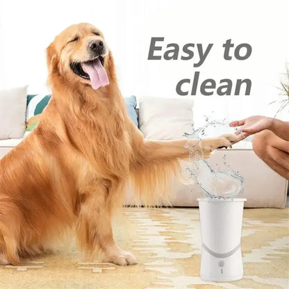 Portable Automatic Dog Paw Cleaner Cup for Small and Medium Breeds - Silicone Foot Washing Device for Pet Hygiene and Protection