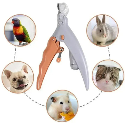 Professional Pet Nail Clipper with LED Light - Safe and Painless Trimming Scissors for Dogs and Cats
