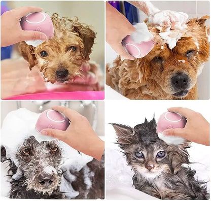 Portable Dog Paw Cleaner with Absorbent Towels - Effective Mud and Dirt Removal for Small, Medium, and Large Dogs and Cats - Ergonomic Grip Design