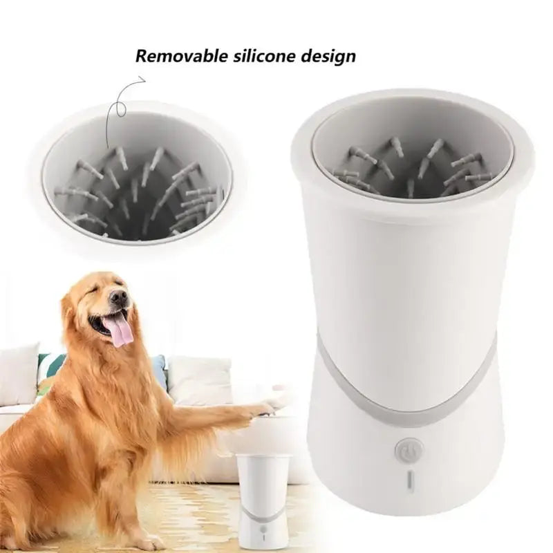 Portable Automatic Dog Paw Cleaner Cup for Small and Medium Breeds - Silicone Foot Washing Device for Pet Hygiene and Protection